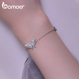 925 Silver Wizard Of Oz Mint Green Butterfly Bracelet CZ Women Gift