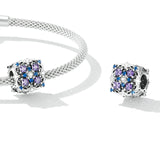 925 Vintage Pattern Charms for Women Bracelet & Bangle, Exquisite Flower Pendant