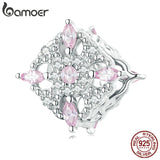 925 Vintage Pattern Charms for Women Bracelet & Bangle, Exquisite Flower Pendant