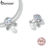 925 Silver Waves Spacer Beads Pendant for Charms Bracelet