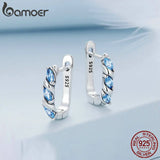 925 Silver Dainty Stone Earrings Wedding Gift