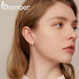 925 Silver Dainty Stone Earrings Wedding Gift