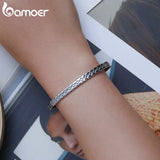 Rhomboid Pattern Cuff Bracelet Opening Bracelet for Women Birthday Jewelry