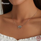 Eye of Horus Necklace 925 Sterling Silver Guardian Love Pendant