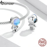Astronaut Charms 925 Sterling Silver Pendant for Bracelet