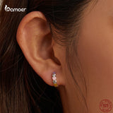 Colorful Paws Earrings 925 Sterling Silver Wedding Jewelry