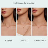 925 Silver Cat Necklace Women Pendant All-match Jewelry