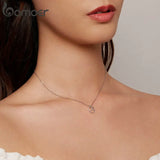 925 Silver Cat Necklace Women Pendant All-match Jewelry
