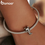 925 Silver Dog Charms for Bracelet DIY Jewelry Gift