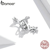 925 Silver Butterfly Vine Mono-Ear Clip for Women
