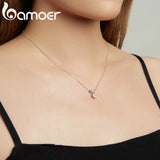 925 Silver CZ Necklace Women's Jewelry Wedding Gift