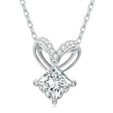 925 Silver CZ Necklace Women's Jewelry Wedding Gift