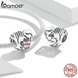 925 Silver Mom & Daughter Love Charms for Bracelet
