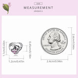 925 Silver Mom & Daughter Love Charms for Bracelet