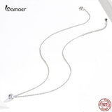 925 Silver Zircon Pendant Necklace for Women Anniversary Birthday