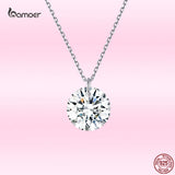 925 Silver Zircon Pendant Necklace for Women Anniversary Birthday