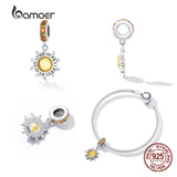 925 Silver Sun Pendant Charms for Women DIY Jewelry