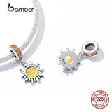 925 Silver Sun Pendant Charms for Women DIY Jewelry