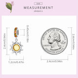 925 Silver Sun Pendant Charms for Women DIY Jewelry
