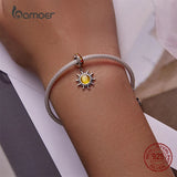 925 Silver Sun Pendant Charms for Women DIY Jewelry