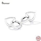 925 Silver Love Pendent Heart Earrings Women S925 Jewelry