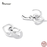 925 Silver Love Pendent Heart Earrings Women S925 Jewelry