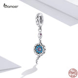 925 Silver Snake Demon Eye Charm Bead for Necklace Bracelet