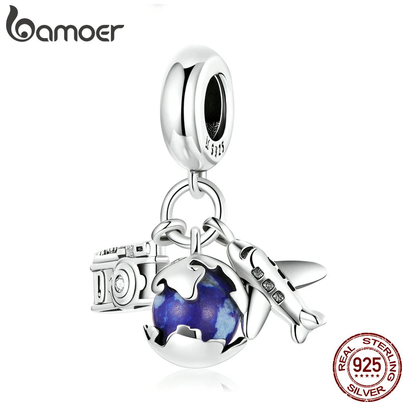 925 Sterling Silver Camera Pendant for Bracelet or Bangle