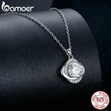 1CT Moissanite D VVS1 EX Necklace 925 Sterling Silver Diamond Pendant