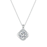 1CT Moissanite D VVS1 EX Necklace 925 Sterling Silver Diamond Pendant