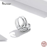 Koala Mono-Ear Cuff 925 Sterling Silver Animal Ear Clip Jewelry