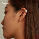 Koala Mono-Ear Cuff 925 Sterling Silver Animal Ear Clip Jewelry