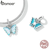 925 Sterling Zircon Butterfly Pendant for Bracelet & Bangle DIY