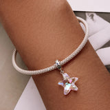 925 Sterling Silver Glaze Pendant Charms for DIY Bracelet & Necklace