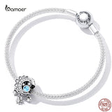 925 Silver Heart Moonstone Star Moon Charms Pendant DIY Jewelry