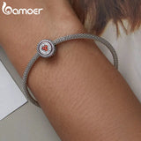 925 Silver CZ Poker Bead for Bracelet & Bangle Jewelry DIY