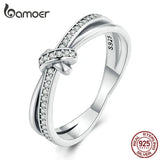 925 Sterling Silver Vintage Knot Band Ring for Women