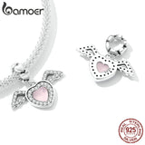 S925 Vintage Pattern Charms Pink & Purple CZ Pendant
