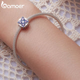 S925 Vintage Pattern Charms Pink & Purple CZ Pendant