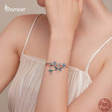 Dragonfly Charms 925 Silver Pendant Women's Bracelet Jewelry