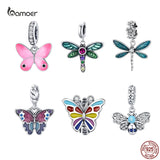 Dragonfly Charms 925 Silver Pendant Women's Bracelet Jewelry