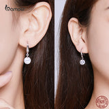 925 Silver Zircon Ear Studs for Women Wedding Jewelry