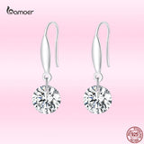925 Silver Zircon Ear Studs for Women Wedding Jewelry