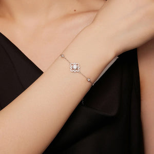 0.5CT Moissanite Bracelet VVS1 EX Chain Bezel-setting Zircons Gift