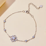 0.5CT Moissanite Bracelet VVS1 EX Chain Bezel-setting Zircons Gift