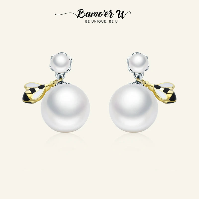 925 Silver Earrings For Women Bridal Wedding Jewelry