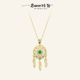 Dream Catcher Necklace for Girls 925 Silver Plated Birthday Gift Jewelry