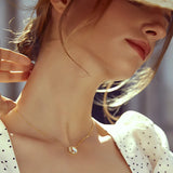 925 Silver Plated Sun Necklace for Women - Birthday Gift Jewelry