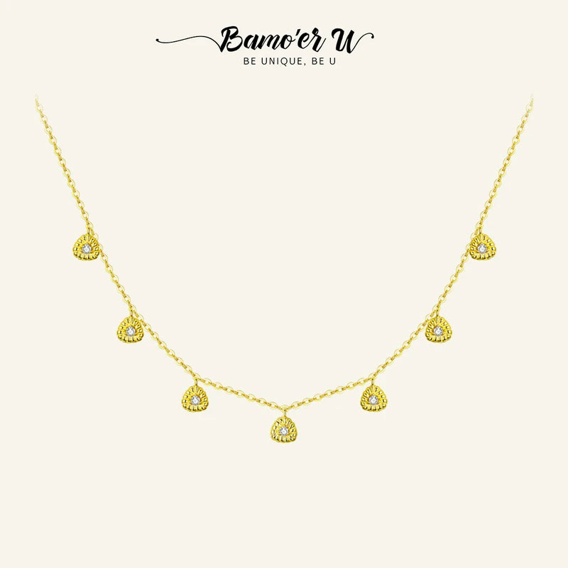 Braided Geometry Necklace for Girls