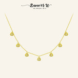 Braided Geometry Necklace for Girls